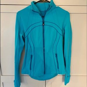 Bright blue lululemon zip up